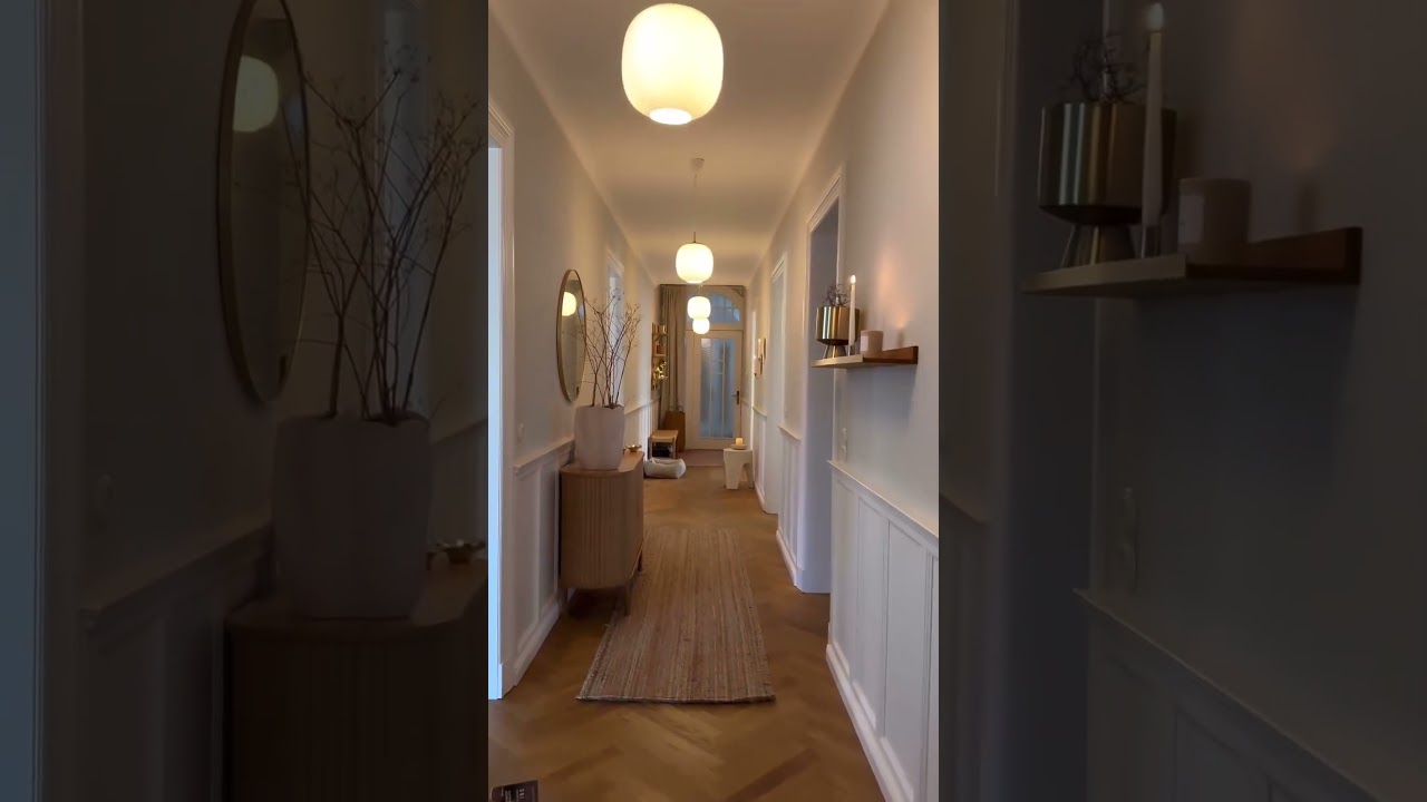 Créer du charme dans un couloir ✨#couloir #decoration #deco #appartement #paris #architecte #home