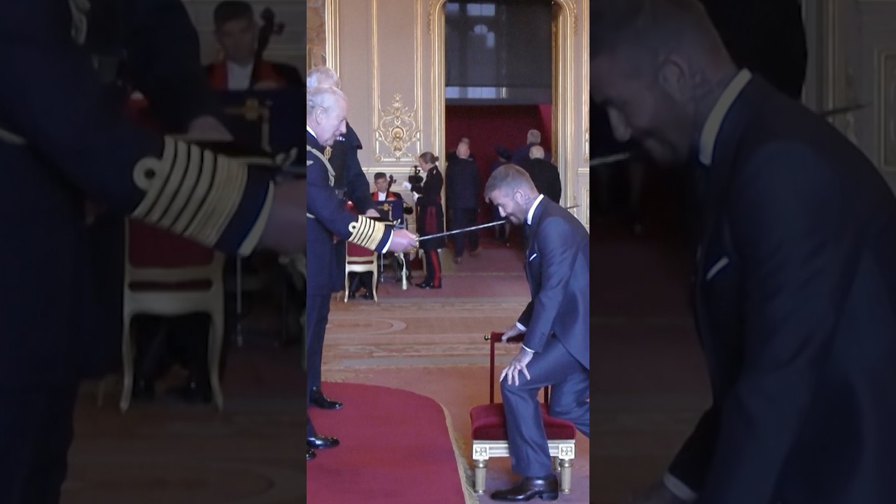 David Beckham knighted by King Charles