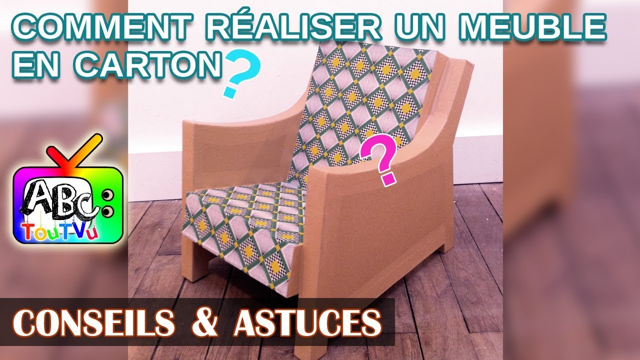 Comment fabriquer son meuble en carton?