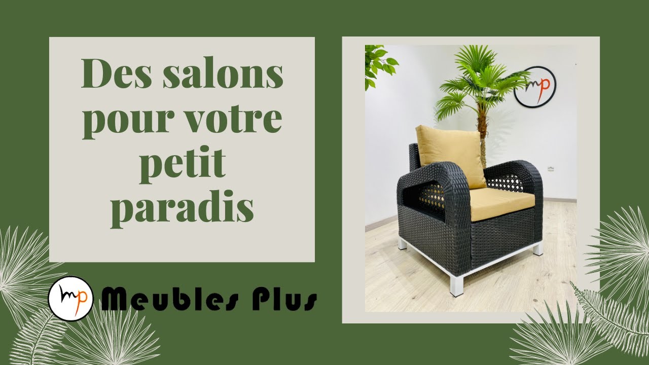 Des salons de jardin pour votre espace extérieur 💚