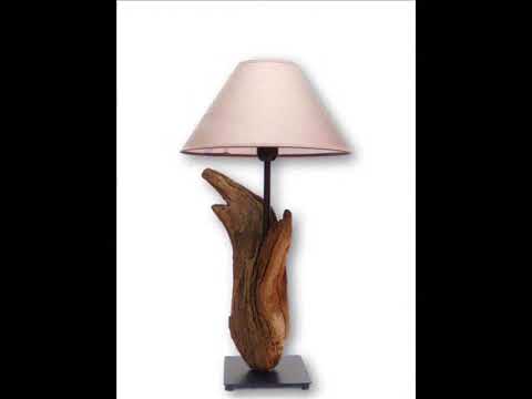 Lampes de 58 cm en bois flotté