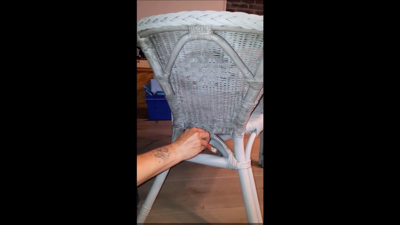 Relooking Fauteuil en Rotin