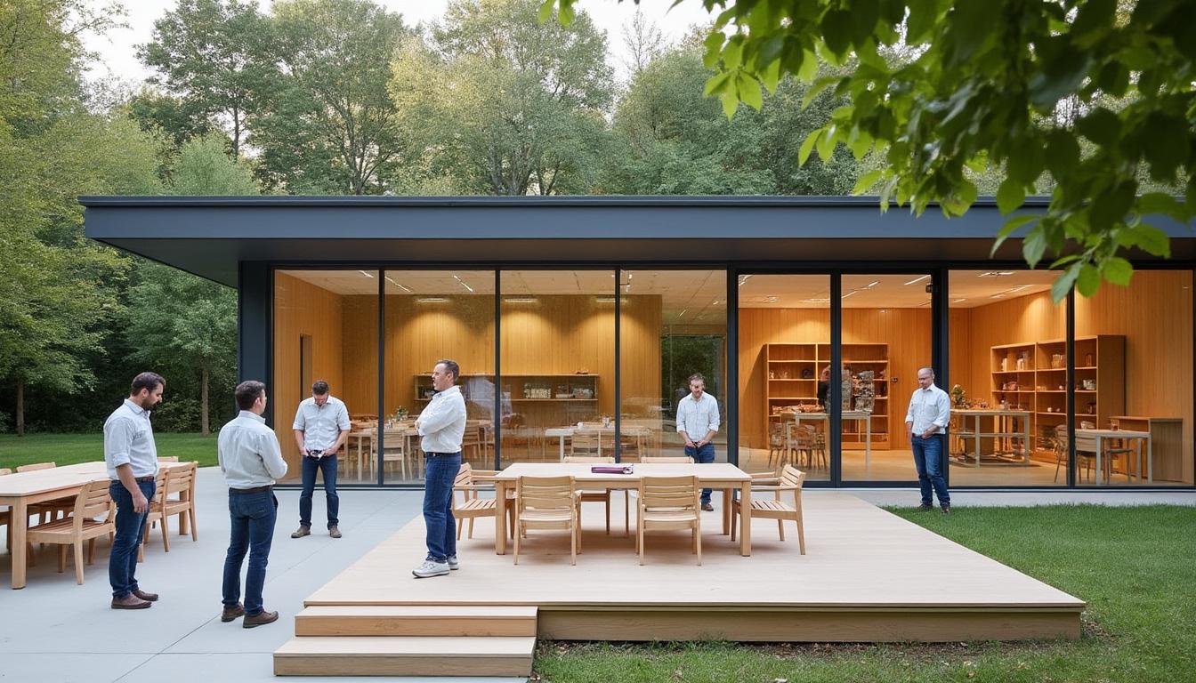 furniture for good, pionnier du mobilier écoresponsable, ouvre une usine innovante dans le val-d'oise pour produire des meubles durables et respectueux de l'environnement.