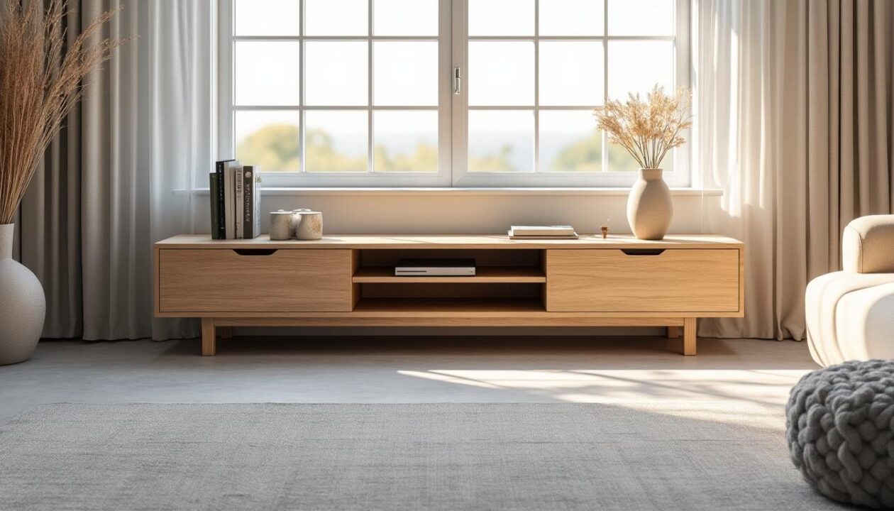 découvrez ce meuble tv en bois à moins de 100 euros, la révélation des ventes grâce à son design élégant, sa qualité et son prix imbattable. parfait pour sublimer votre salon sans vous ruiner !