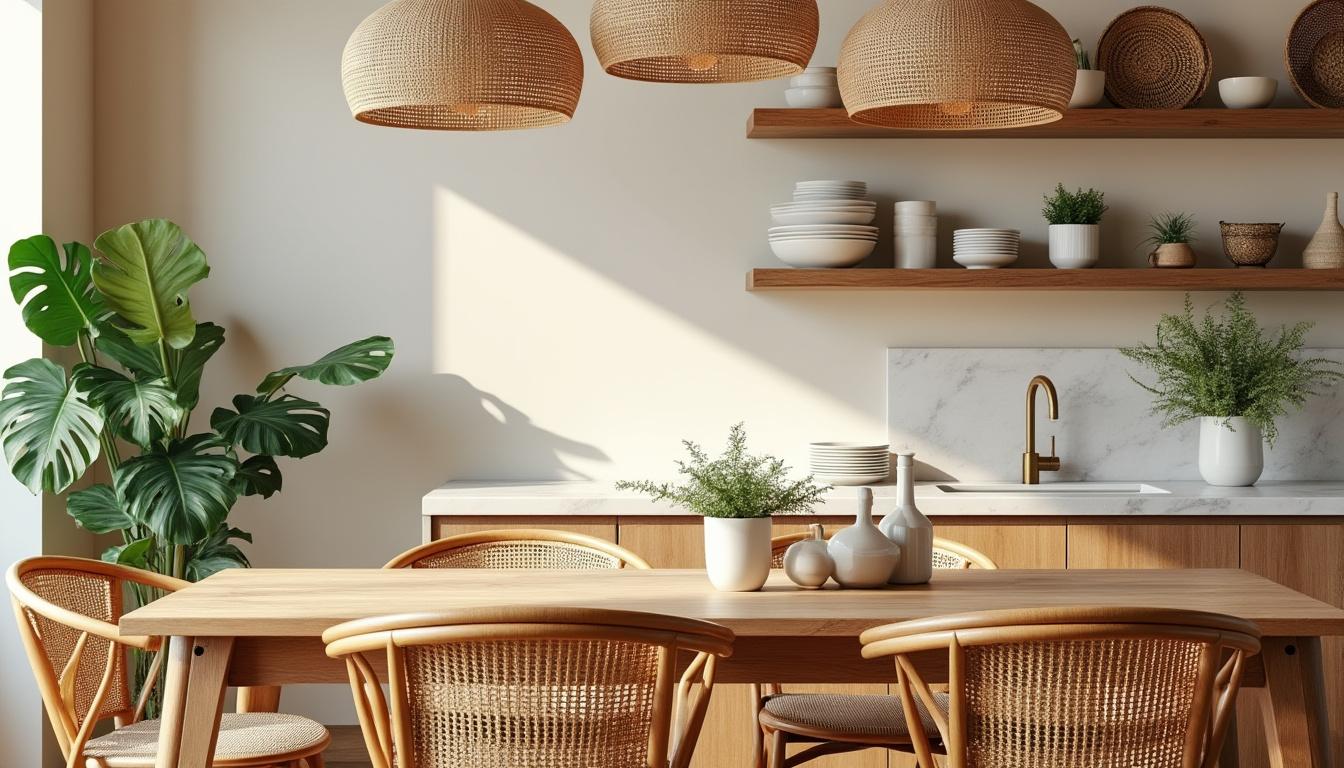 découvrez comment intégrer du rotin dans votre cuisine pour créer un espace naturel et élégant, alliant chaleur et modernité grâce à des astuces déco simples et efficaces.