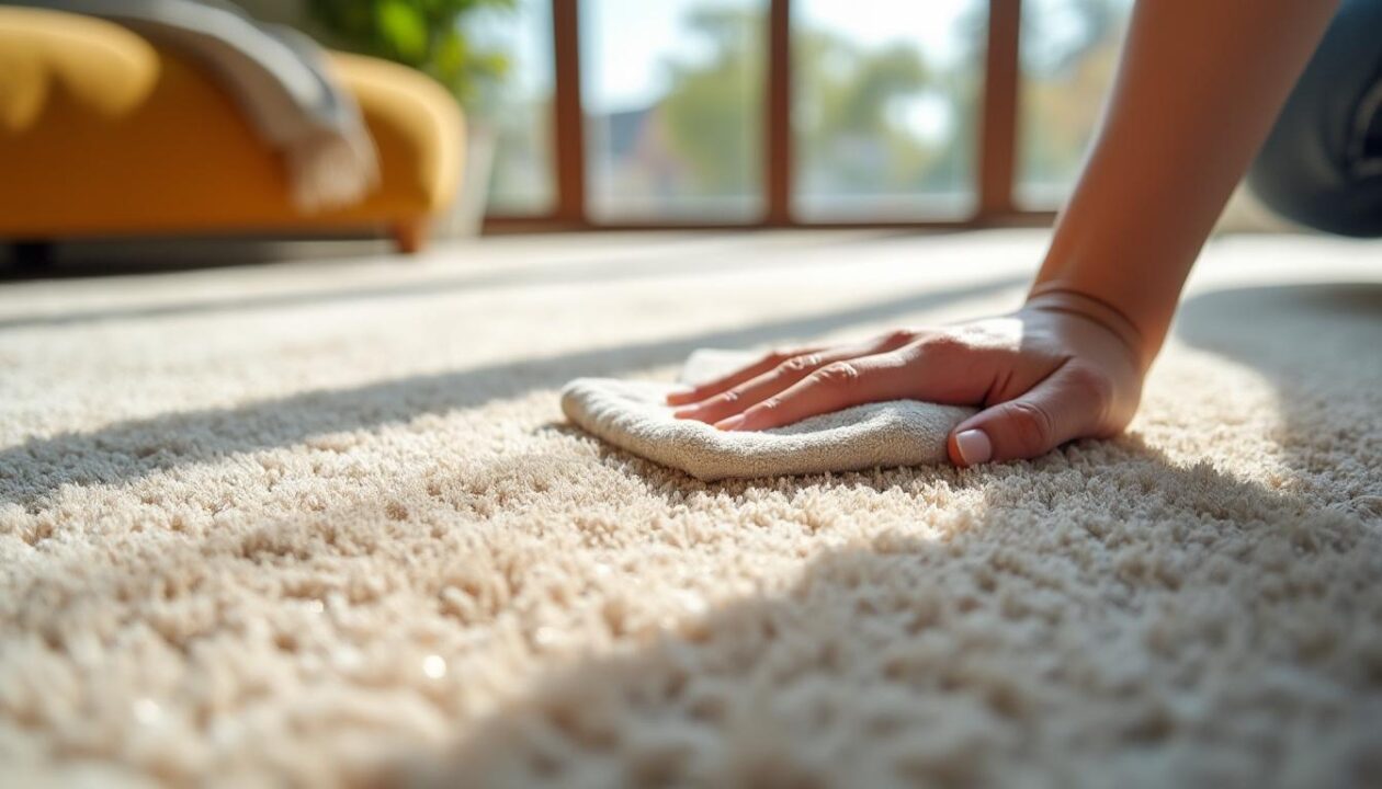 découvrez une astuce surprenante pour éliminer les traces de meubles sur votre tapis et redonner rapidement douceur et vie à ses fibres.