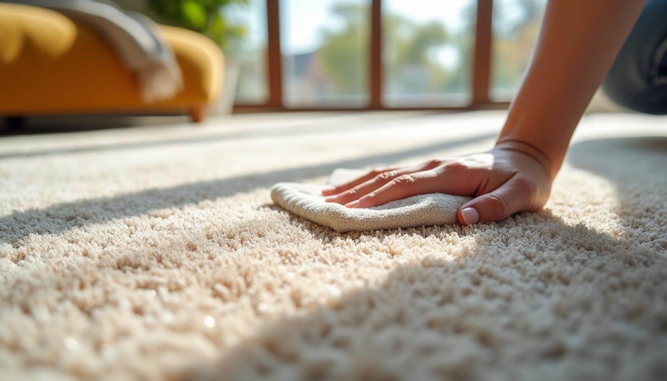 découvrez une astuce surprenante pour éliminer les traces de meubles sur votre tapis et redonner rapidement douceur et vie à ses fibres.