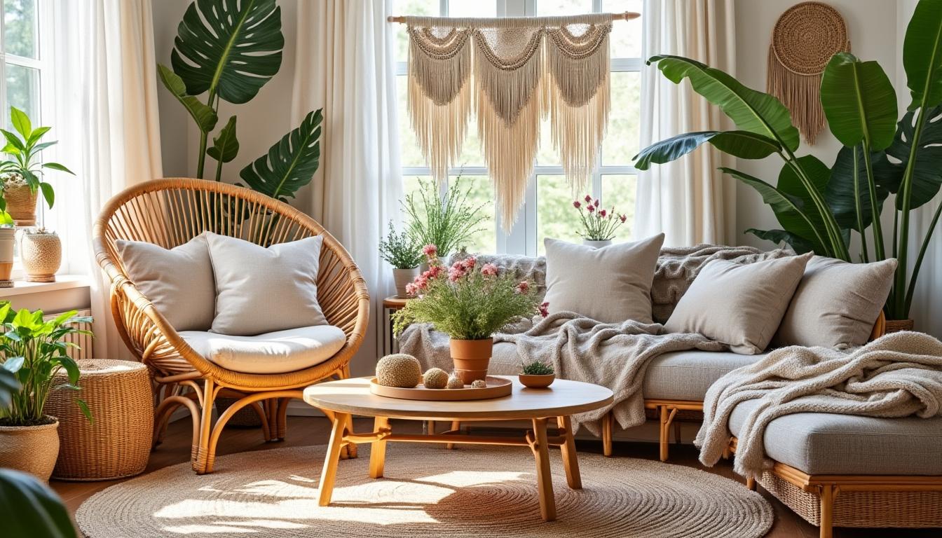 découvrez pourquoi le rotin est parfait pour une déco bohème : un matériau naturel, tendance et chaleureux qui apporte charme et authenticité à votre intérieur.